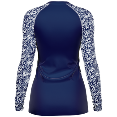 Chokefish™ Long Sleeve Rashguard Maori Woman's Shirt-005